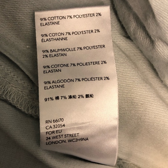 We The Free Free People high rise straight leg Blue White jeans Pants size 29 - Picture 6 of 6